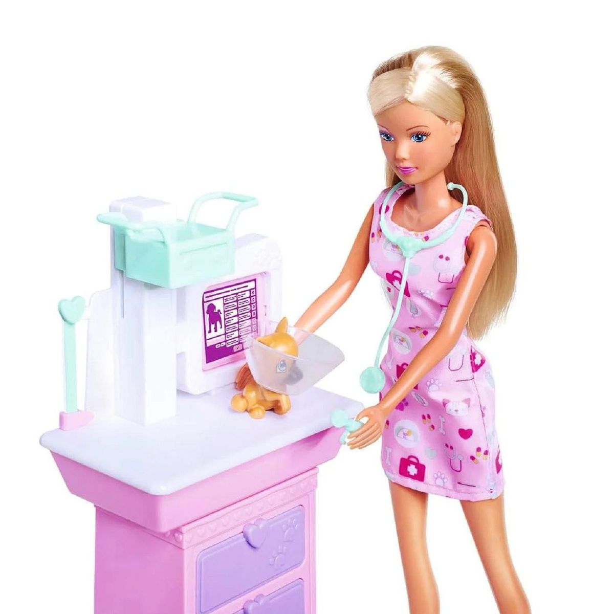 STEFFI LOVE - Juguete Muñeca Steffi Love Veterinaria + Accesorios