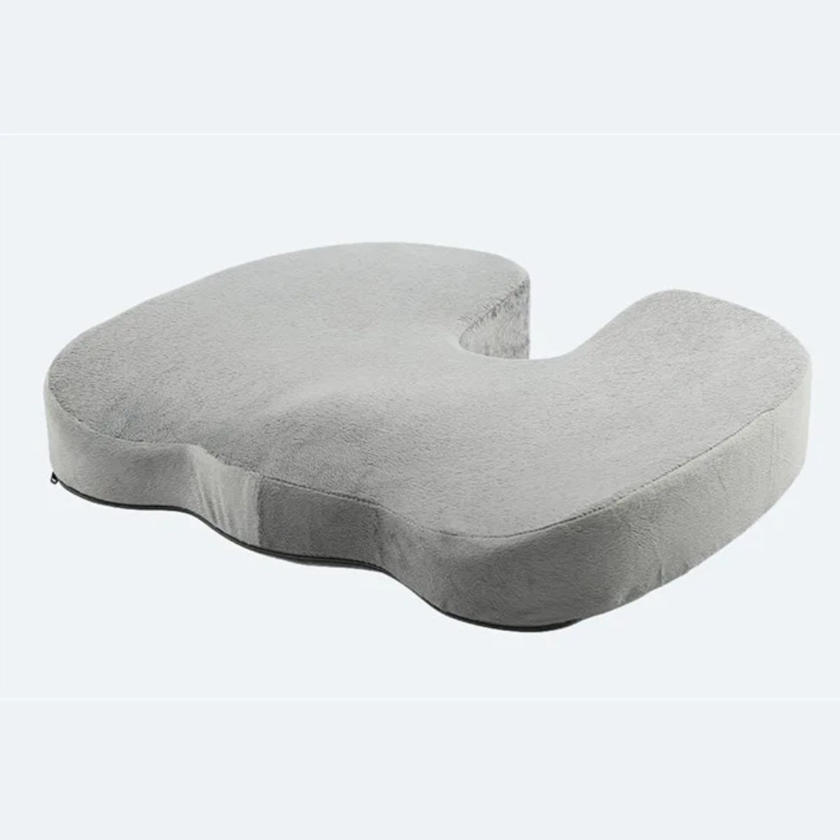 CARJOLLITY - Cojín asiento ergonómico lumbar auto silla de oficina gris