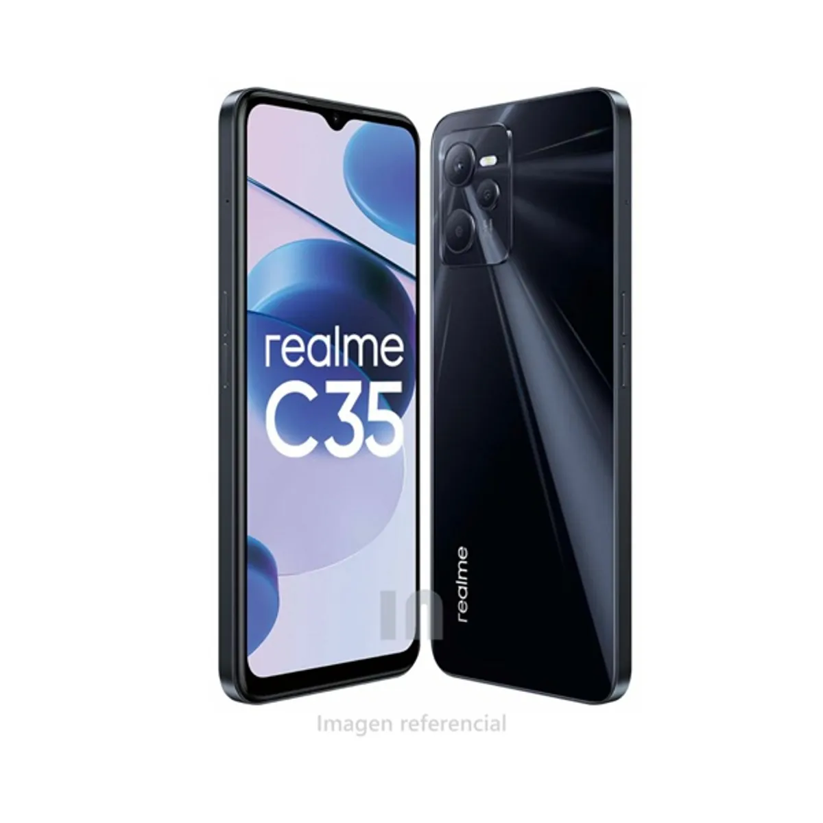 REALME - SMARTPHONE REALME C35 de 8GB RAM (4GB+ 4GB Extended) + 128GB / CAMARA  50MP/ 5000 mAh/ GLOWING BLACK