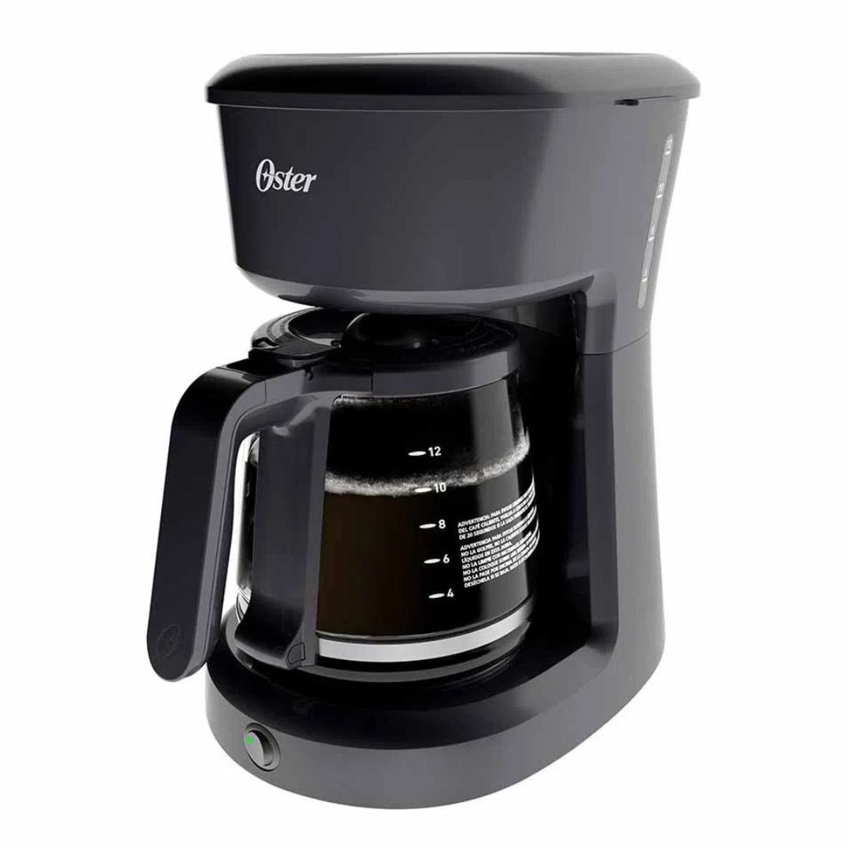 OSTER - Cafetera programable Oster de 12 tazas con auto apagado BVSTDCP12B