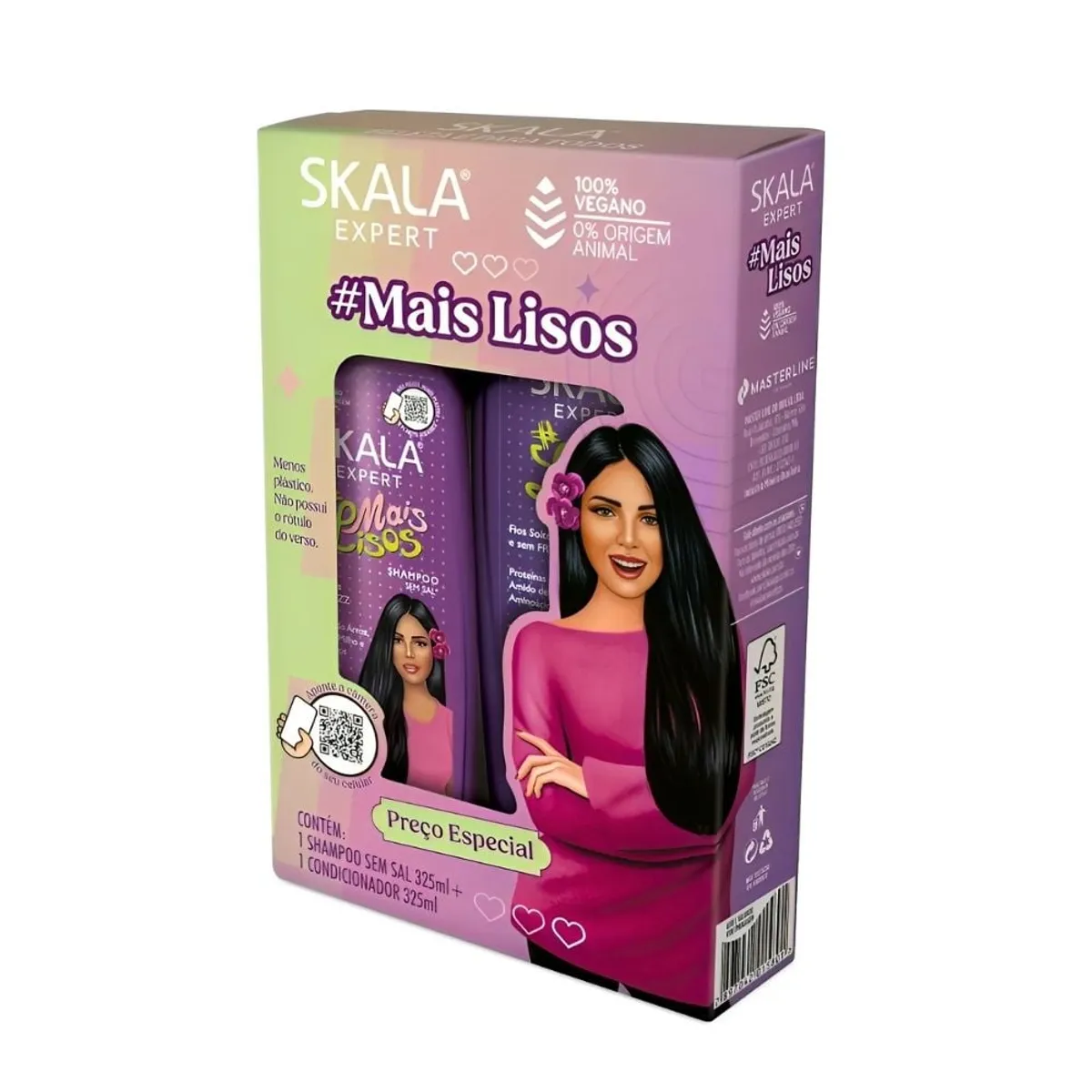 SKALA - Shampoo Acondicionador Mais Lisos Skala Expert 325ml Duo Pack