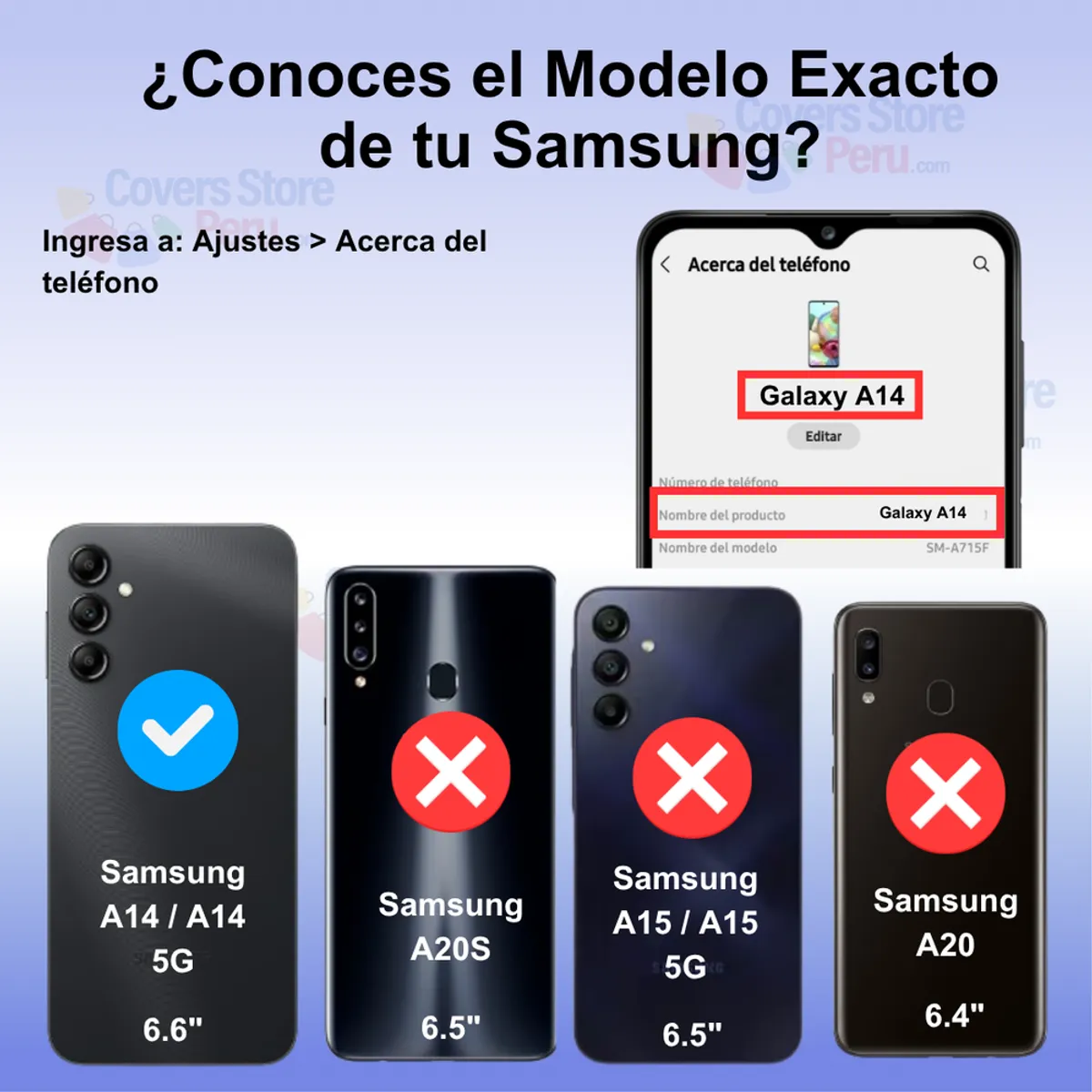 GENERICO - Funda Case para Samsung A14 4G Flip Cover Lila Antishock Resistente