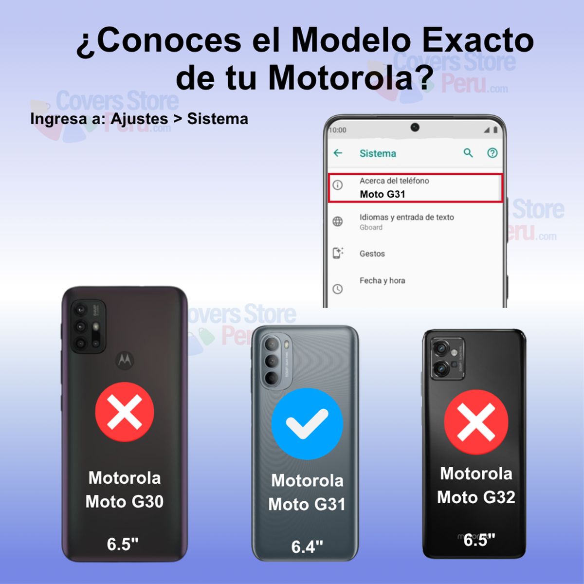 GENERICO - Funda para Motorola Moto G31 Flip Cover Marrón Antishock Resistente