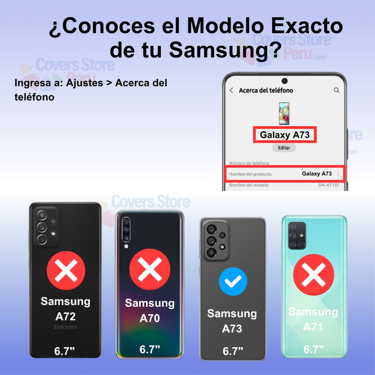 GENERICO - Funda Case para Samsung A73 Flip Cover Lila Antishock Resistente