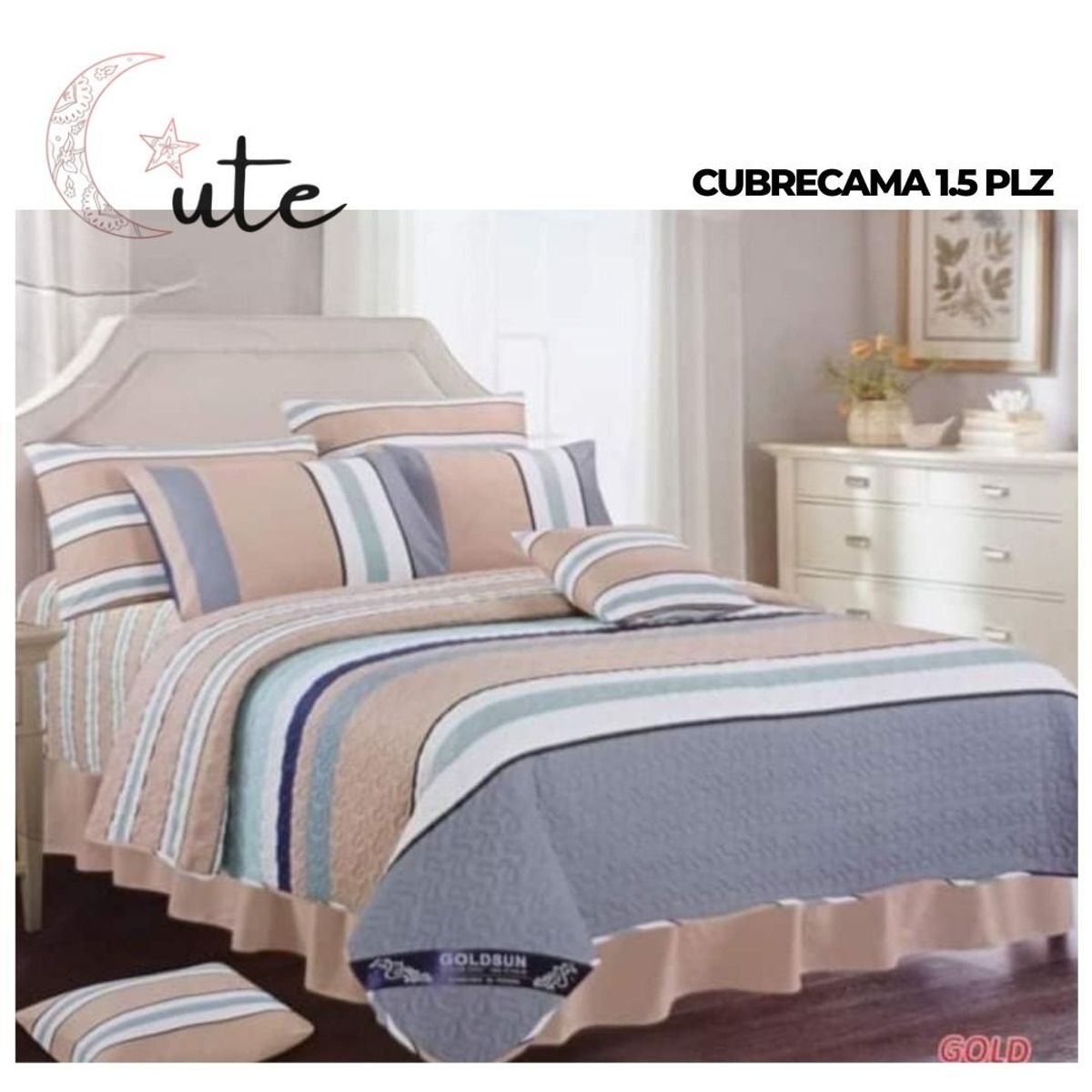 GOLDSUN - CUBRECAMA DE VERANO 1.5 PLZ