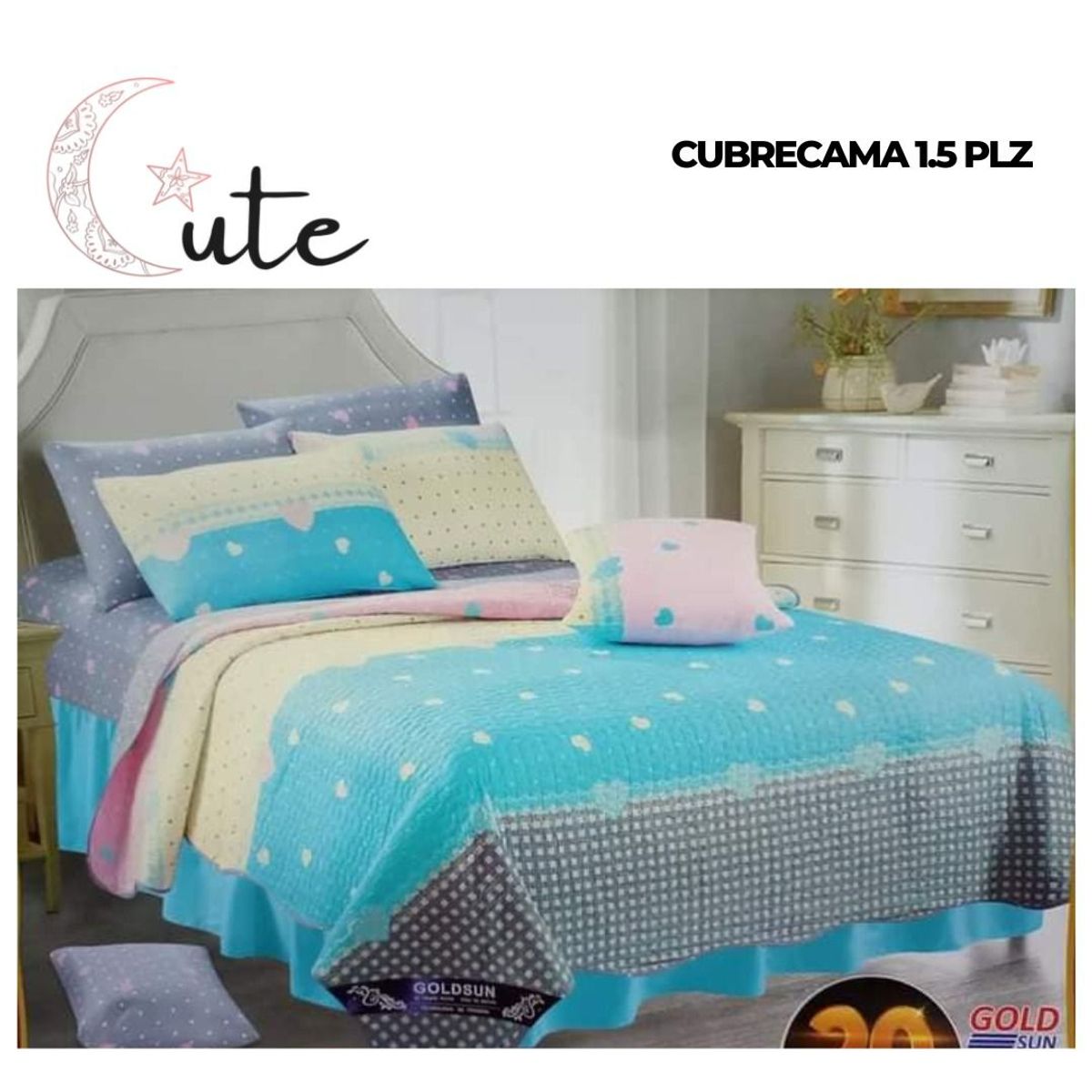 GOLDSUN - CUBRECAMA DE VERANO 1.5 PLZ