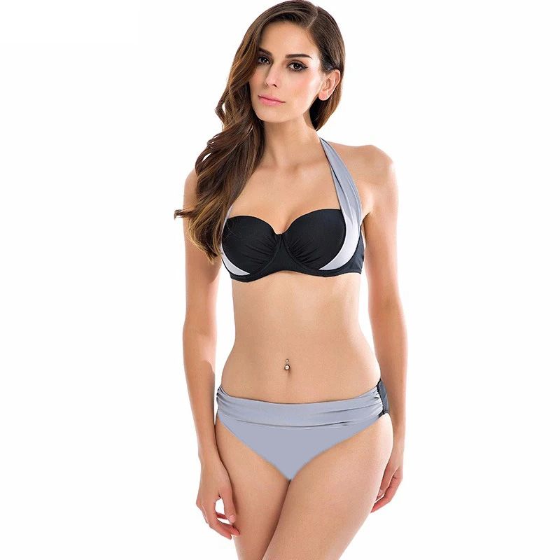 GENERICO - Traje de Baño Bikini Pool Party Push Up Moda Verano Playa Genieka