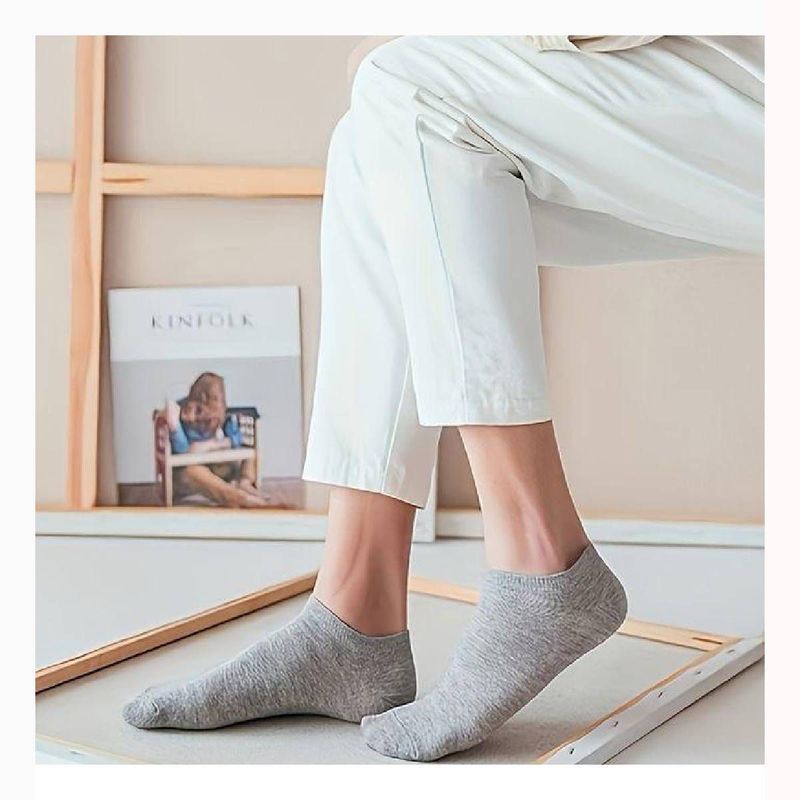 RYBIU IMPORT - Medias Taloneras Frescas Mujer Pack x3