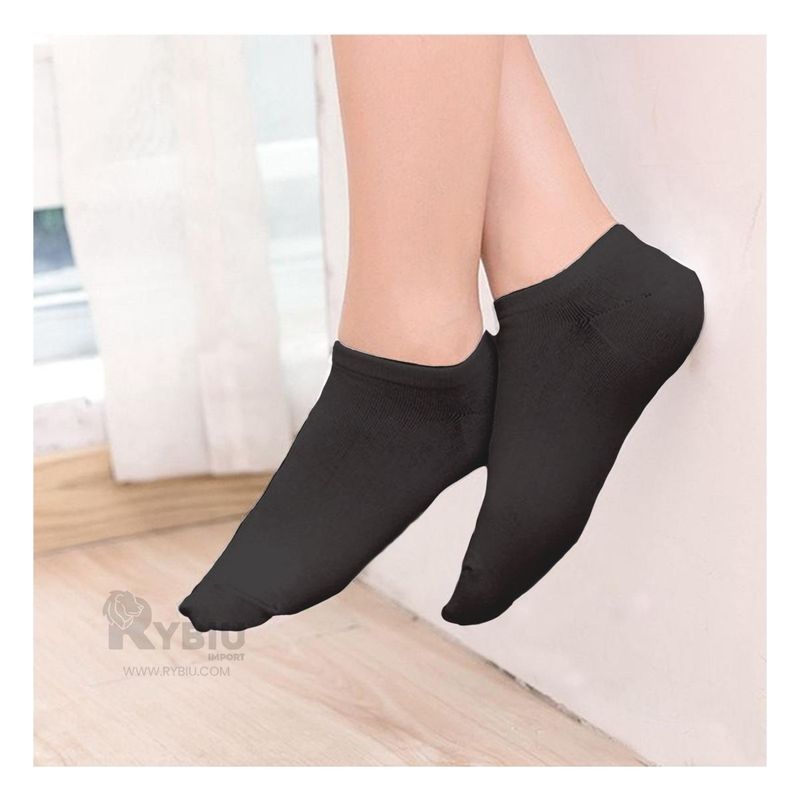 RYBIU IMPORT - Medias Taloneras Mujer Rybiu Pack x3