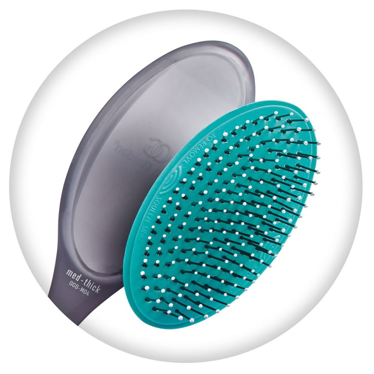 OLIVIA GARDEN - CEPILLO DESENREDANTE COLECCION OG CABELLO MEDIANO-GRUESO NEGRO