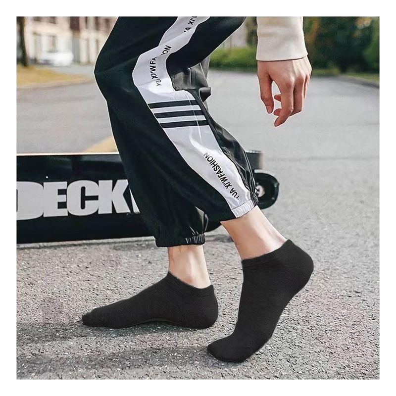 RYBIU IMPORT - Pack x3 Medias Taloneras Suaves Hombre Rybiu