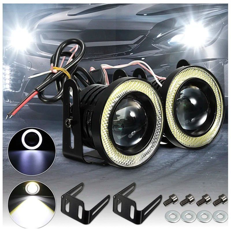 GENERICO - Led Ojo de Ángel Blanco Neblinero 89mm Universal