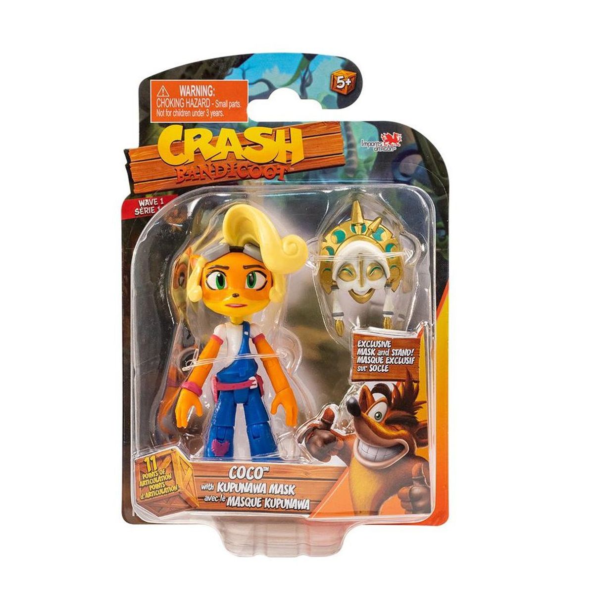 CRASH BANDICOOT - Crash Bandicoot Figura Coco Articulado