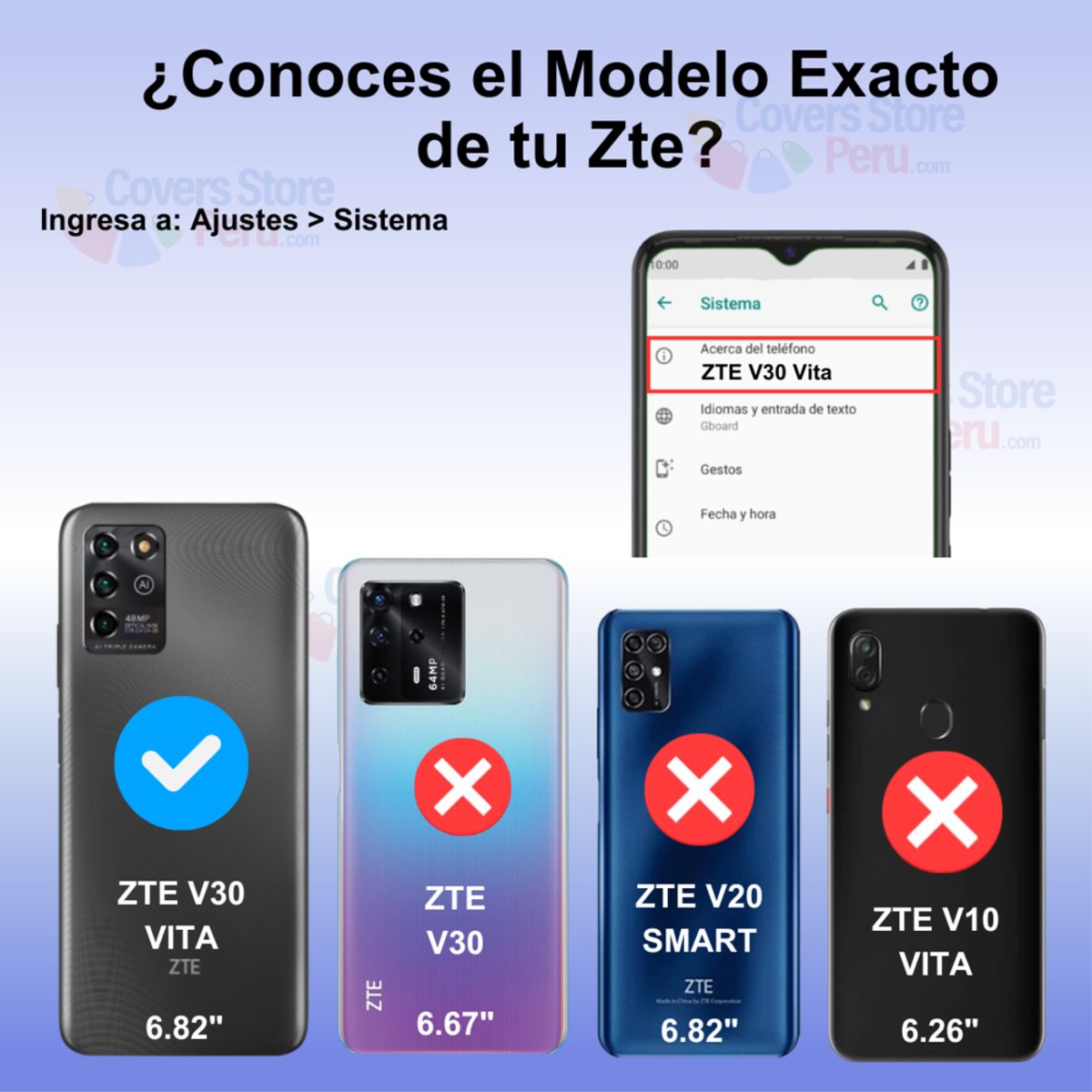 GENERICO - Funda Case para Zte V30 Vita Flip Cover Guinda Antishock Resistente