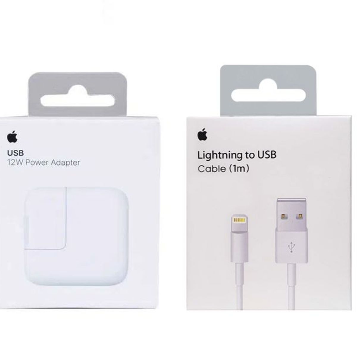 APPLE - Cargador Apple de 12W Adaptador y Lightning