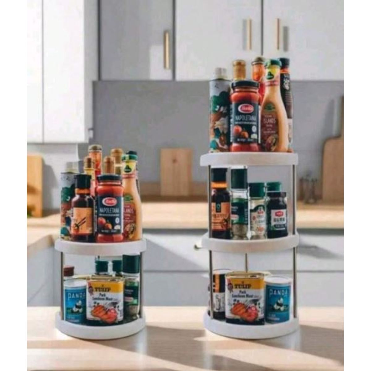 GENERICO - Organizador Giratorio De Cocina Multifuncional