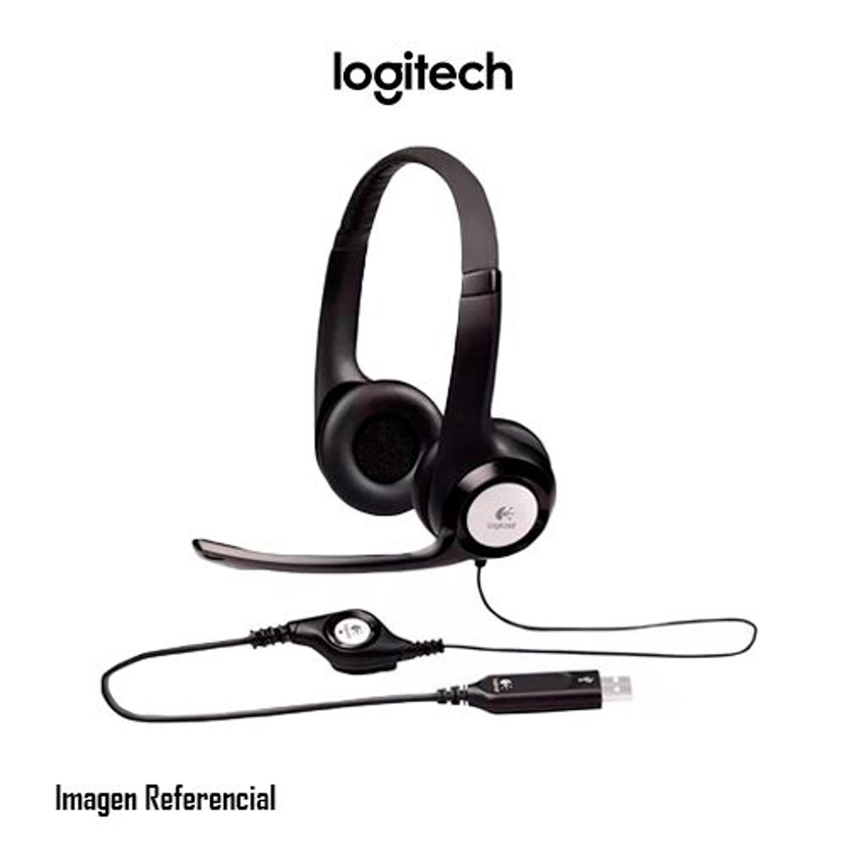 LOGITECH - AURICULAR LOGITECH H390 INTERFAZ USB 2.0 P/N: 981-000014