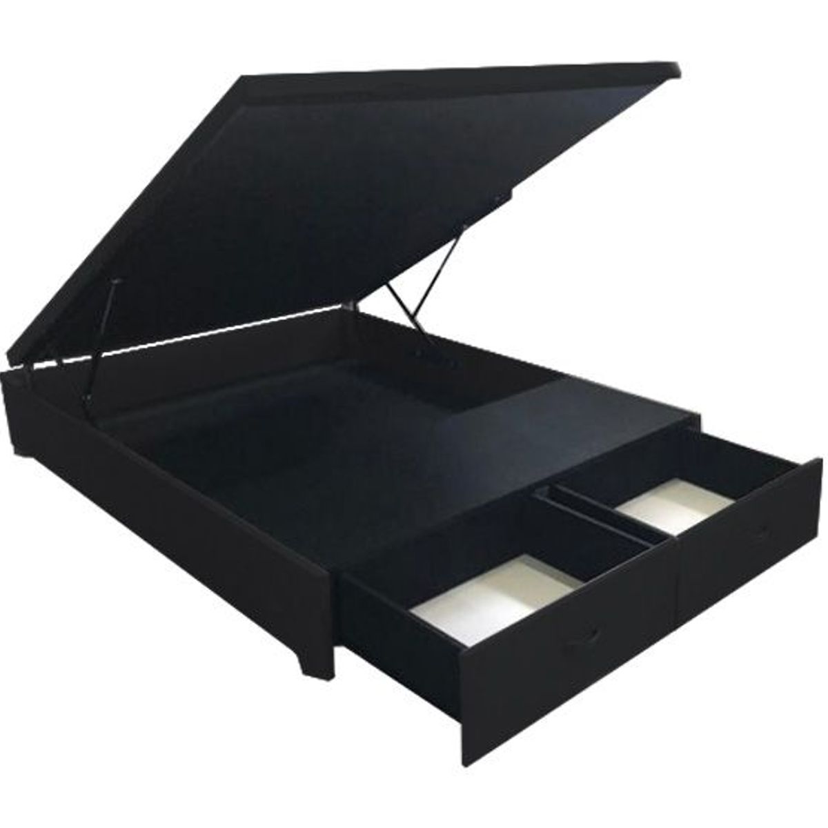 BARAKA HOME - Box Espacio Yambol 1.5 Plz - Negro