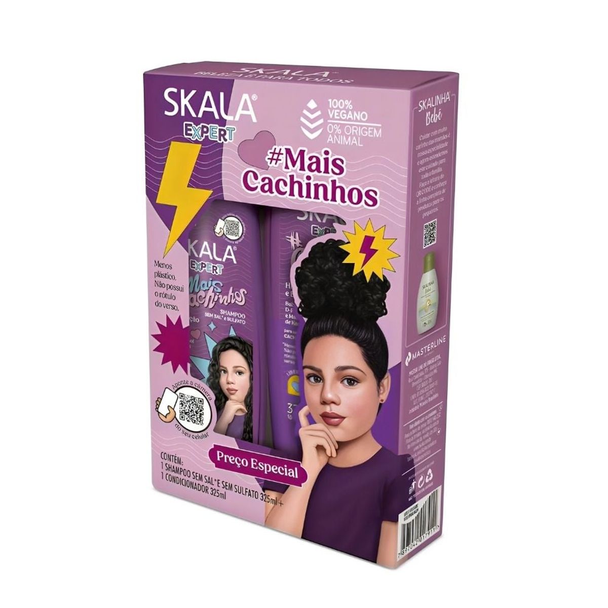 SKALA - Shampoo Acondicionador Mais Cachinhos Skala Expert 325ml Duo Pack