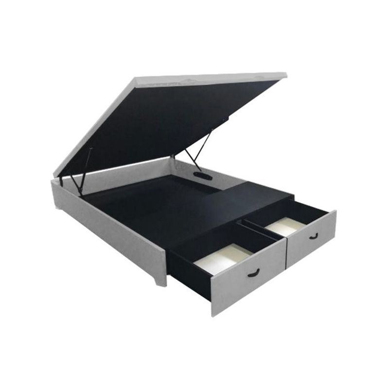 BARAKA HOME - Box Espacio Yambol 1.5 Plz - Gris Claro