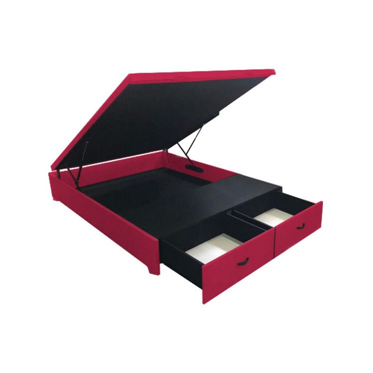 BARAKA HOME - Box Espacio Yambol 1.5 Plz - Rojo