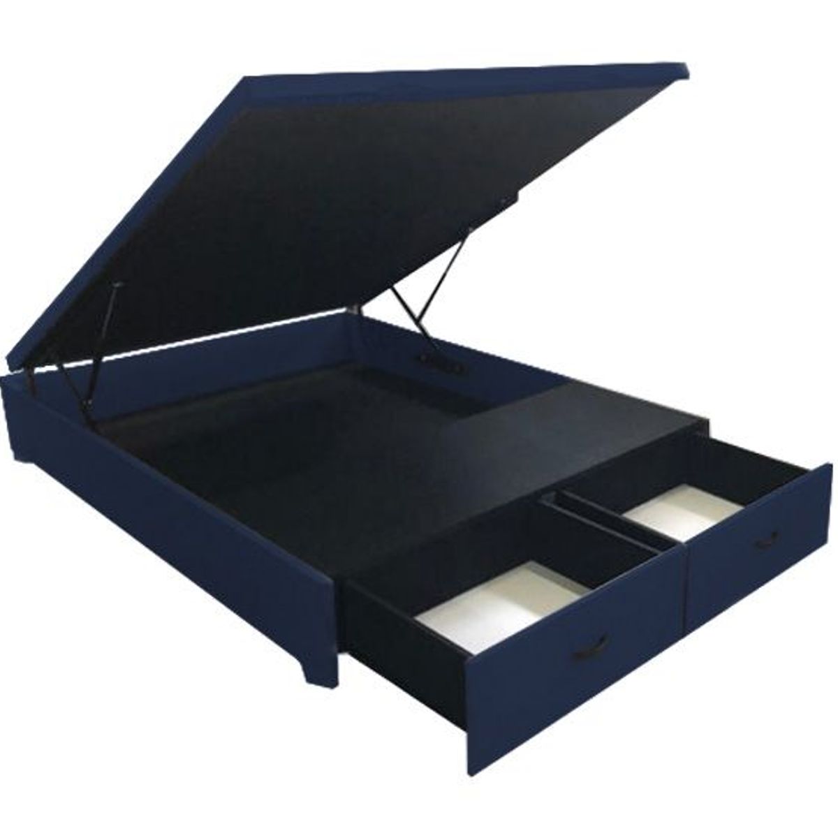 BARAKA HOME - Box Espacio Yambol 1.5 Plz - Azul Marino