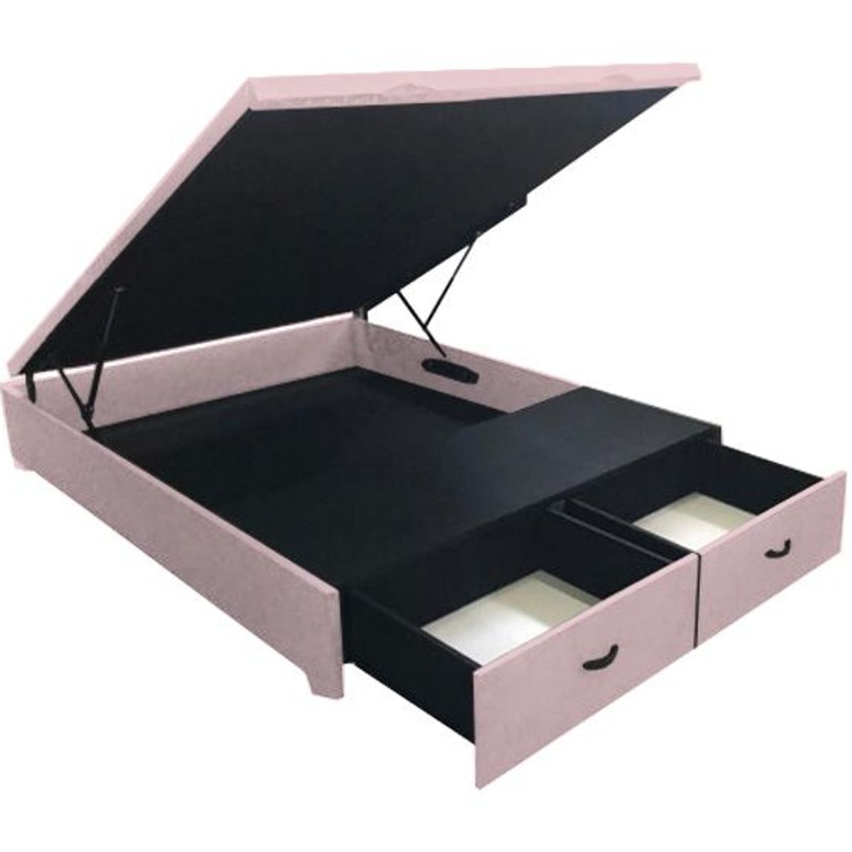 BARAKA HOME - Box Espacio Yambol 1.5 Plz - Rosado