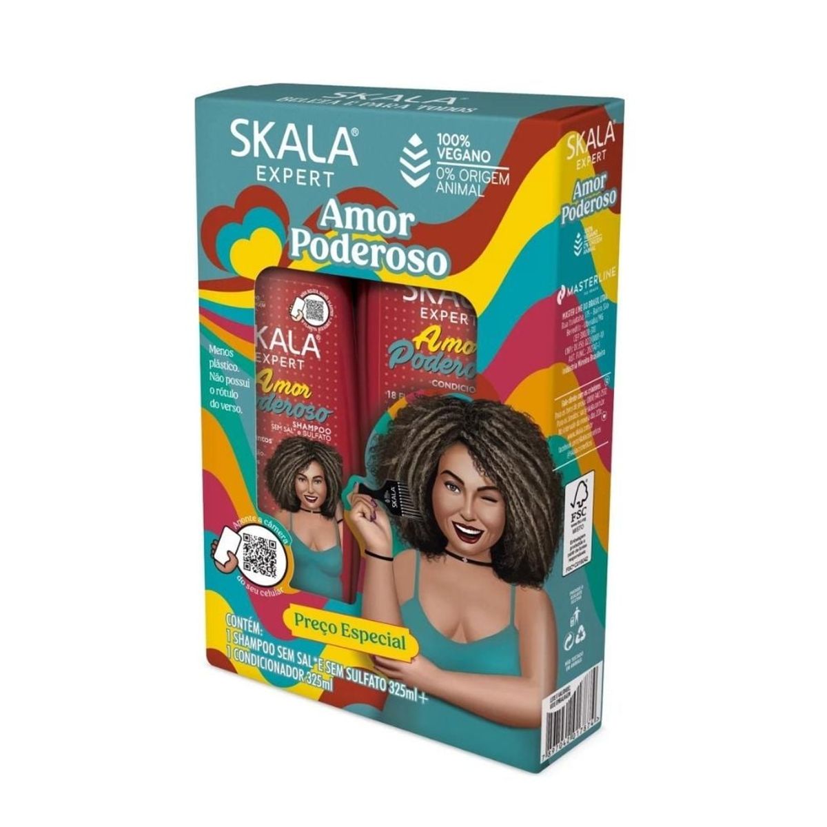 SKALA - Shampoo Acondicionador Amor Poderoso Skala Expert 325ml Duo Pack