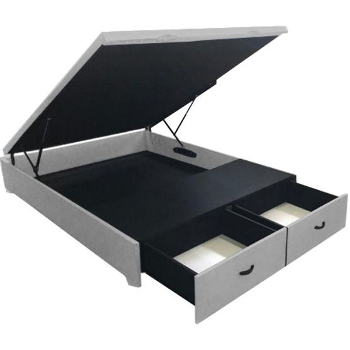 BARAKA HOME - Box Espacio Yambol 2 Plz - Gris Claro