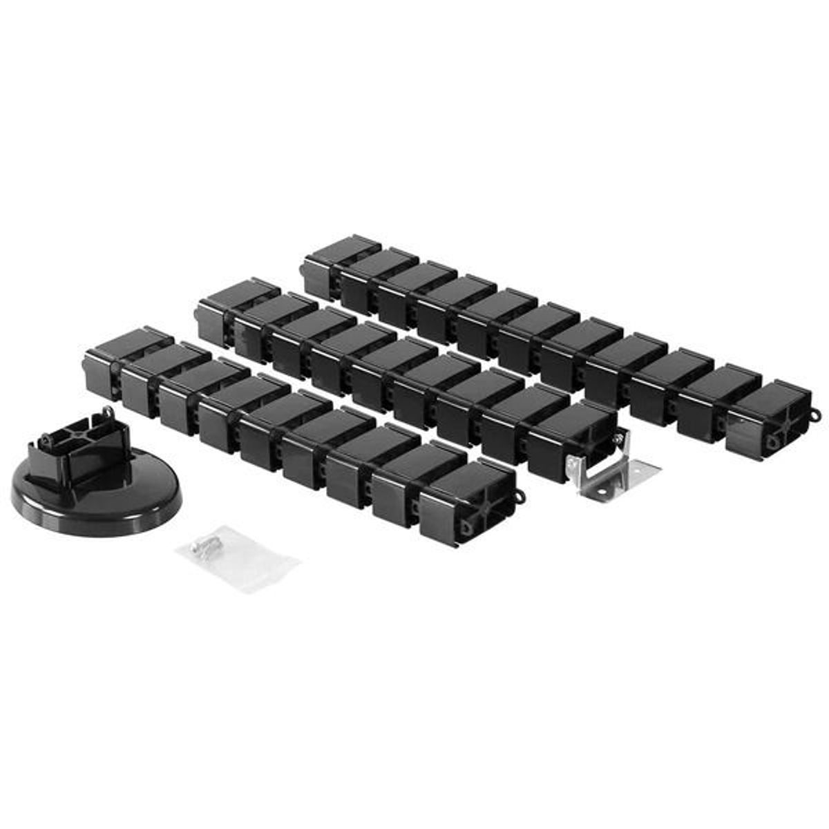 GENERICO - MONTECH - Vertebra Flexible para Organizar Cables - Altura Max 128 cm