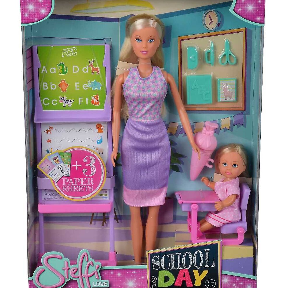 STEFFI LOVE - Juguete Muñeca Steffi Love Día de Clases + Accesorios