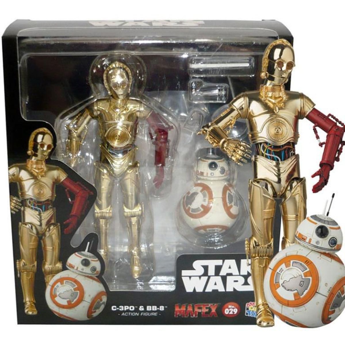 STAR WARS - Star Wars MAFEX No029 C-3PO  BB-8 The Force Awakens