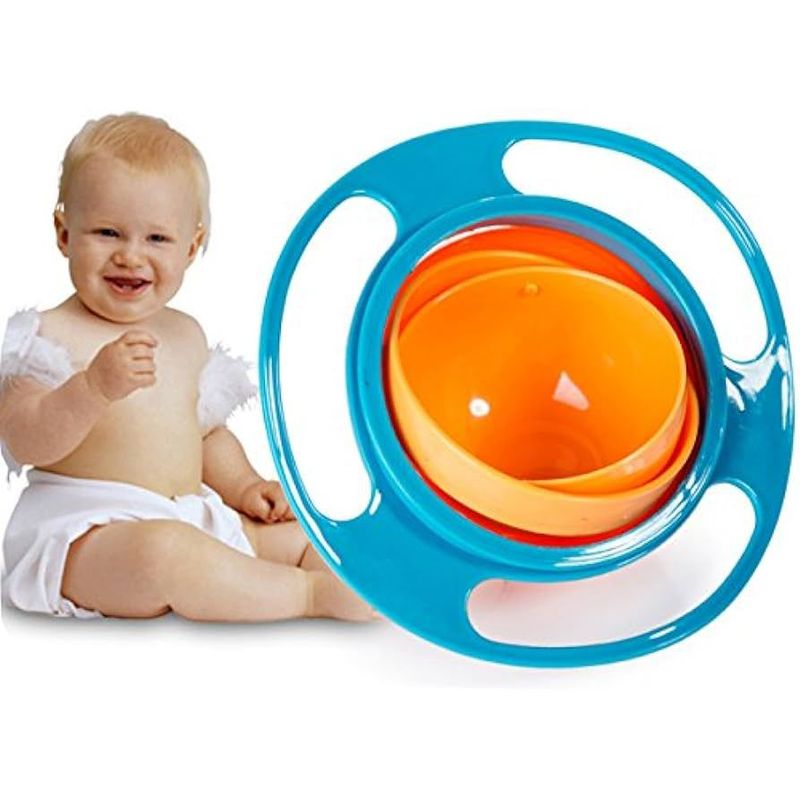 GENERICO - Plato giratorio 360° Bowl Gyro color celeste