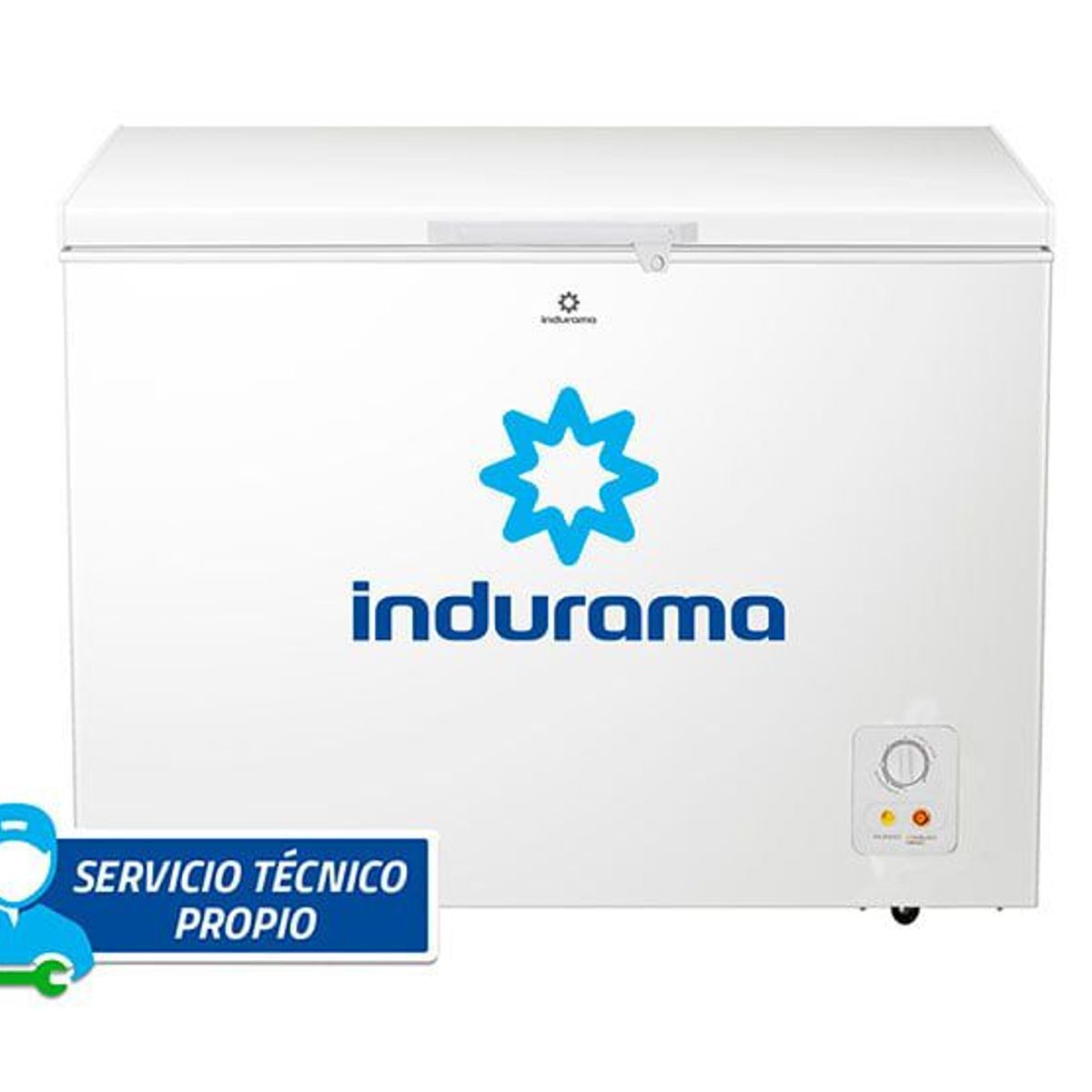 INDURAMA - CONGELADOR INDURAMA DEFROST 297L CI-320BL BLANCO