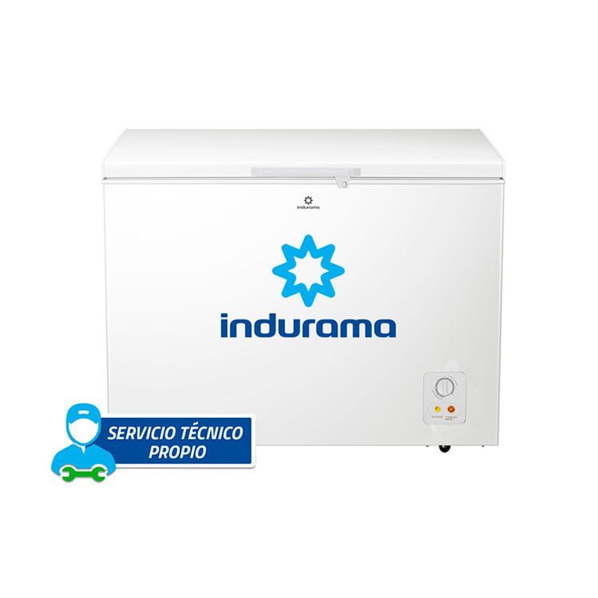 INDURAMA - CONGELADOR INDURAMA DEFROST 297L CI-320BL BLANCO