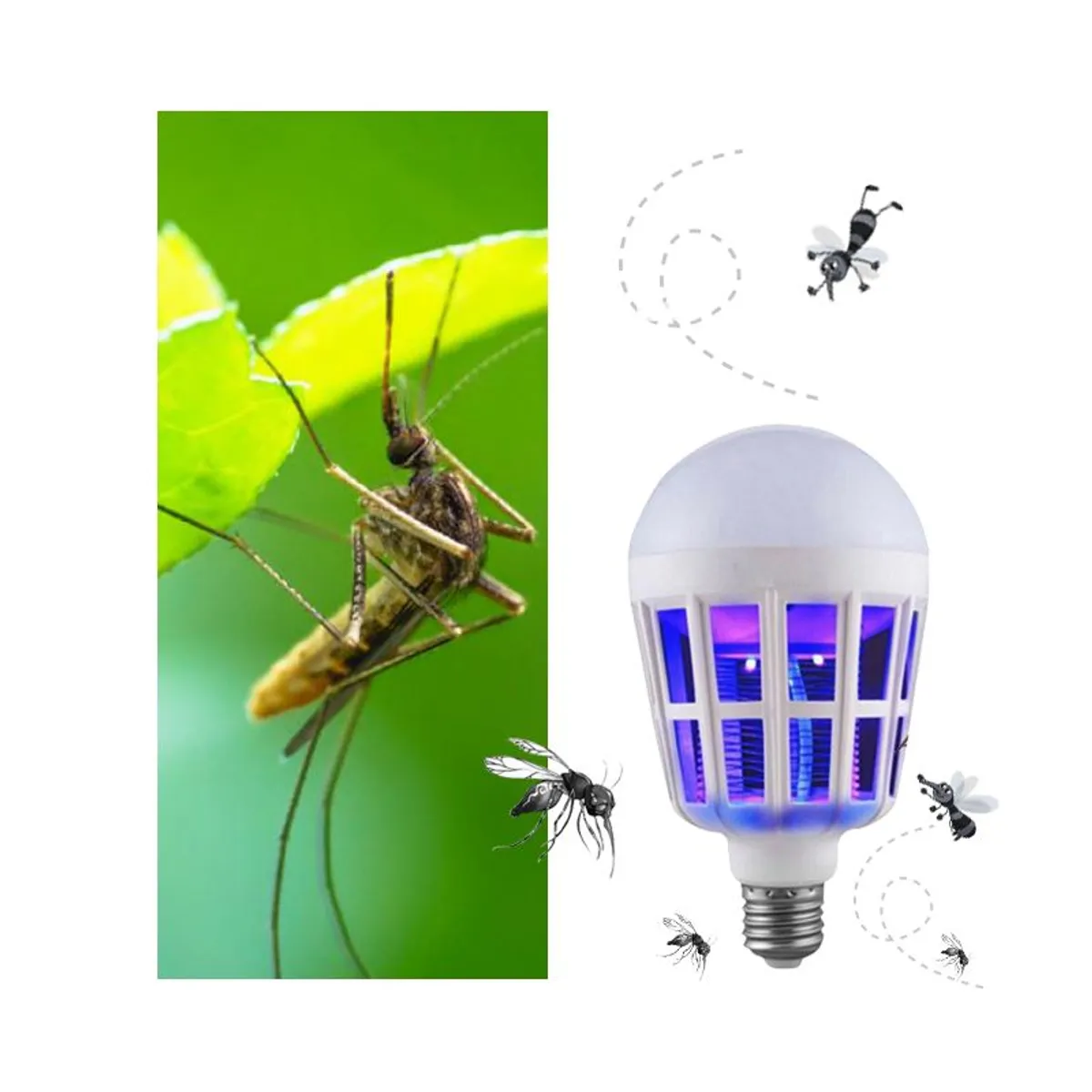 GENERICO - FOCO Mata Zancudos Mosquitos Mosca