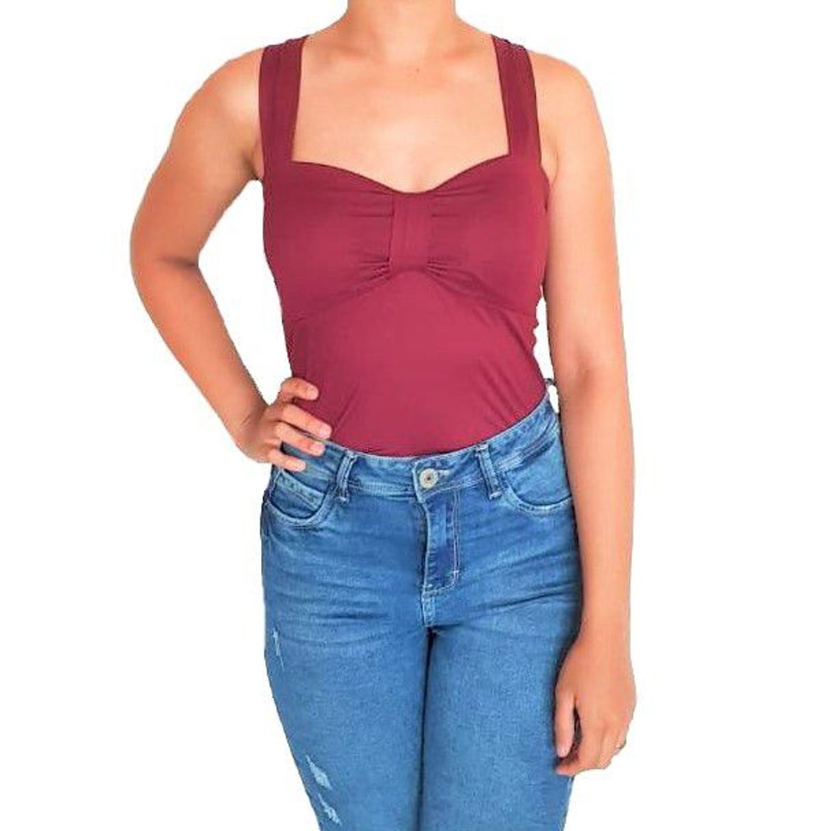 GENERICO - Blusa Mujer Graciela - Nathalie Love It - Guinda