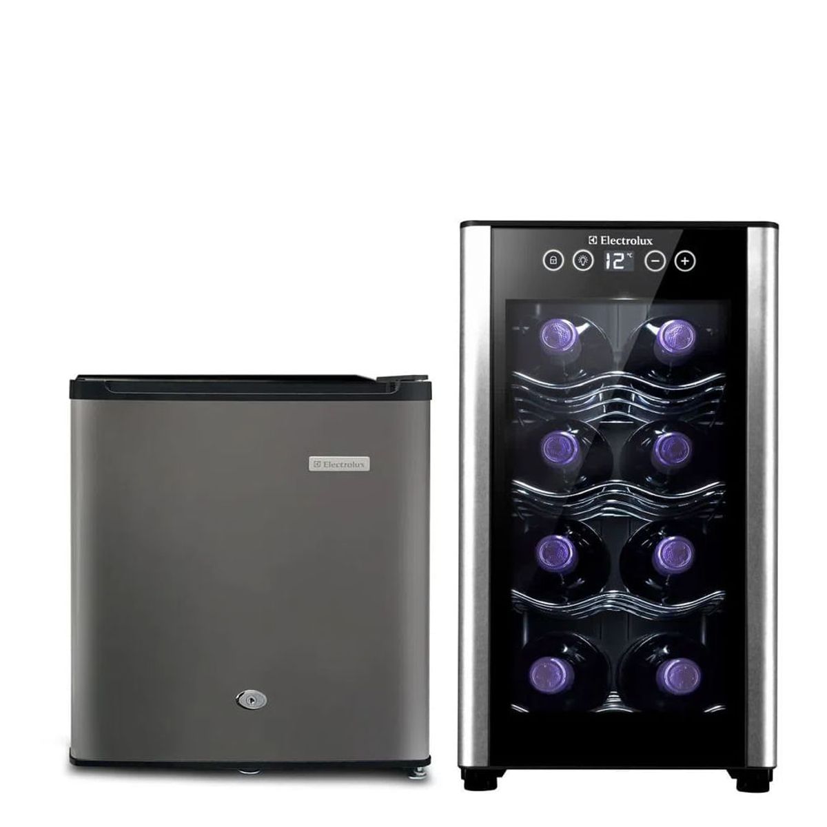 ELECTROLUX - Combo Frigobar Frost ERD50G2HPI + Cava de Vinos ERW082XAMB Electrolux