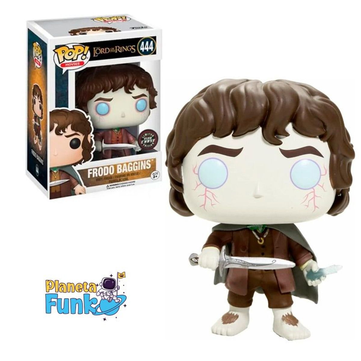 FUNKO - FRODO BAGGINS FUNKO POP EL SEÑOR DE LOS ANILLOS GLOW CHASE