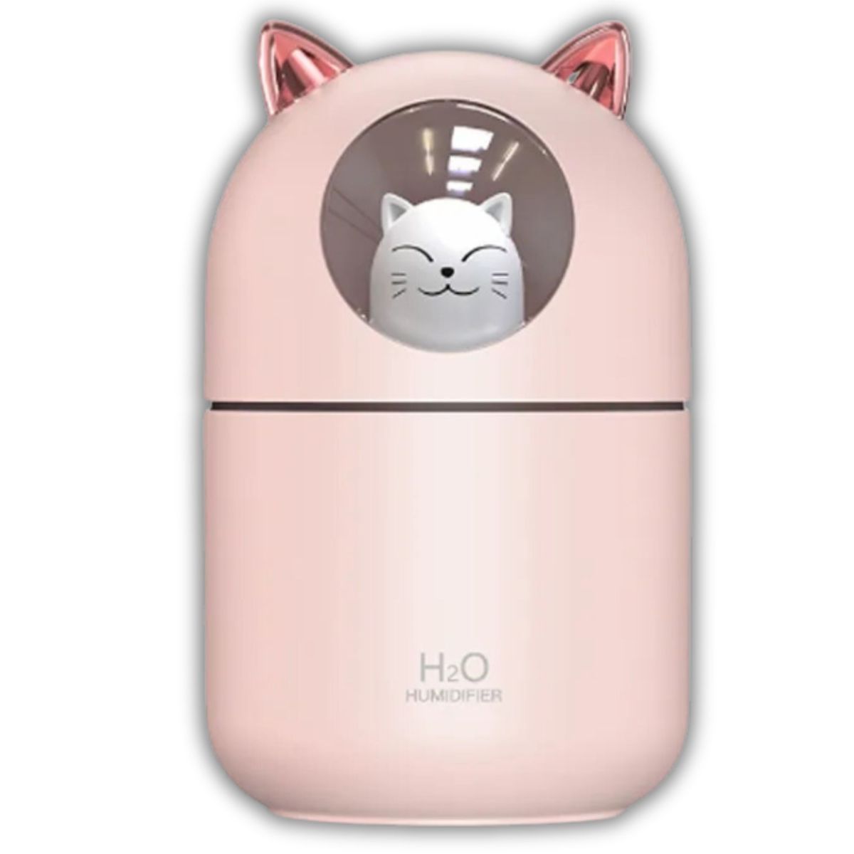 GENERICO - Humidificador forma de gato 300ml difusor de aromaterapia