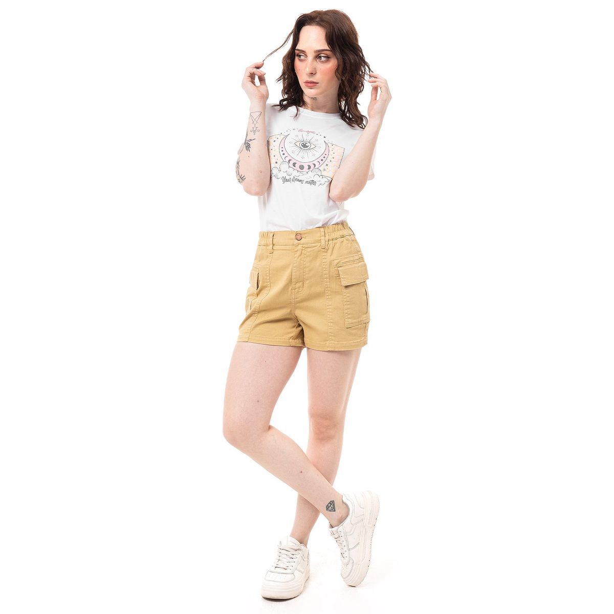 GZUCK - Short Drill Stretch Mujer Bellota Gzuck