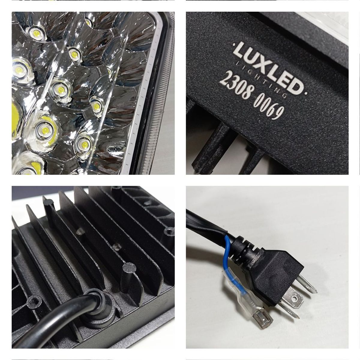 GENERICO - Faro Led 45 WATTS Luz Blanca 15 LED Marca Lux Led