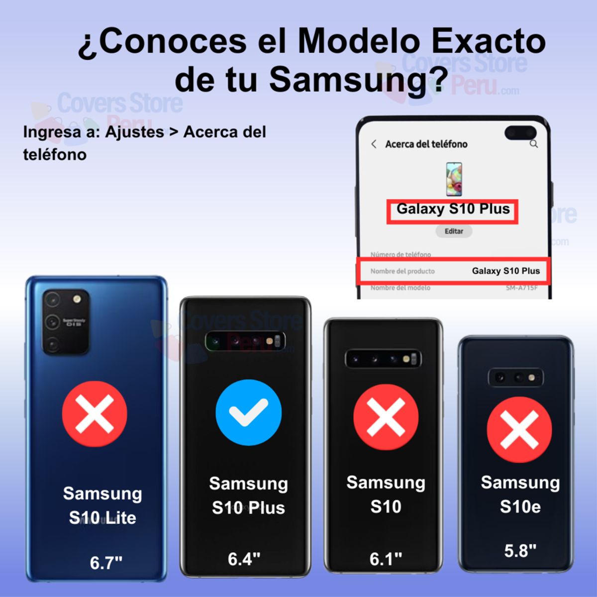 GENERICO - Funda Case for Samsung S10 Plus Flip Cover Marrón Antishock Resistente