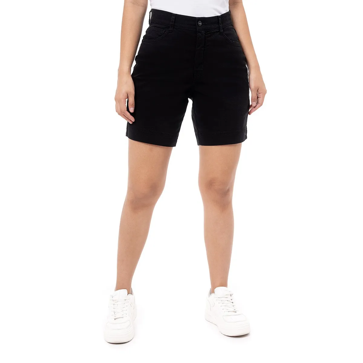 Pionier - Short Basico Drill Stretch Francila Mujer