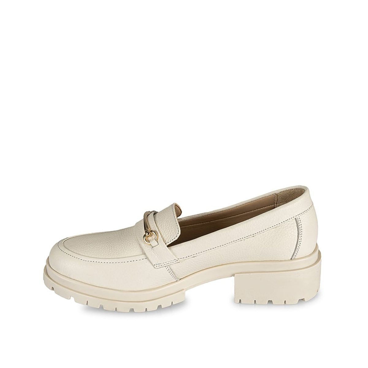 VIALE - Zapato Mocasín Casual TASTE-2402 Hueso Viale Cuero