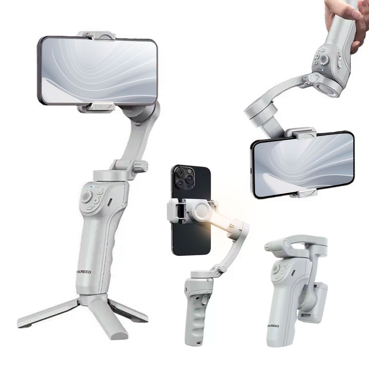 KREED - Gimbal estabilizador 3 ejes profesional para celular PROGYRO