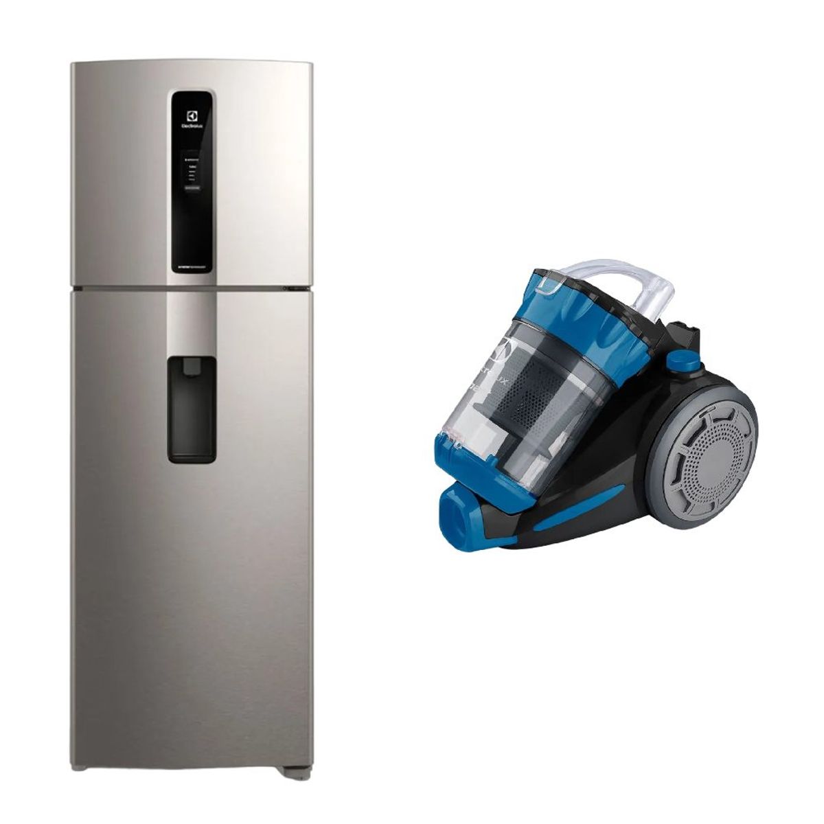 ELECTROLUX - Combo Refrigerador Top Freezer 389L IW43S  Aspiradora Tanque Smart ABS02 Electrolux