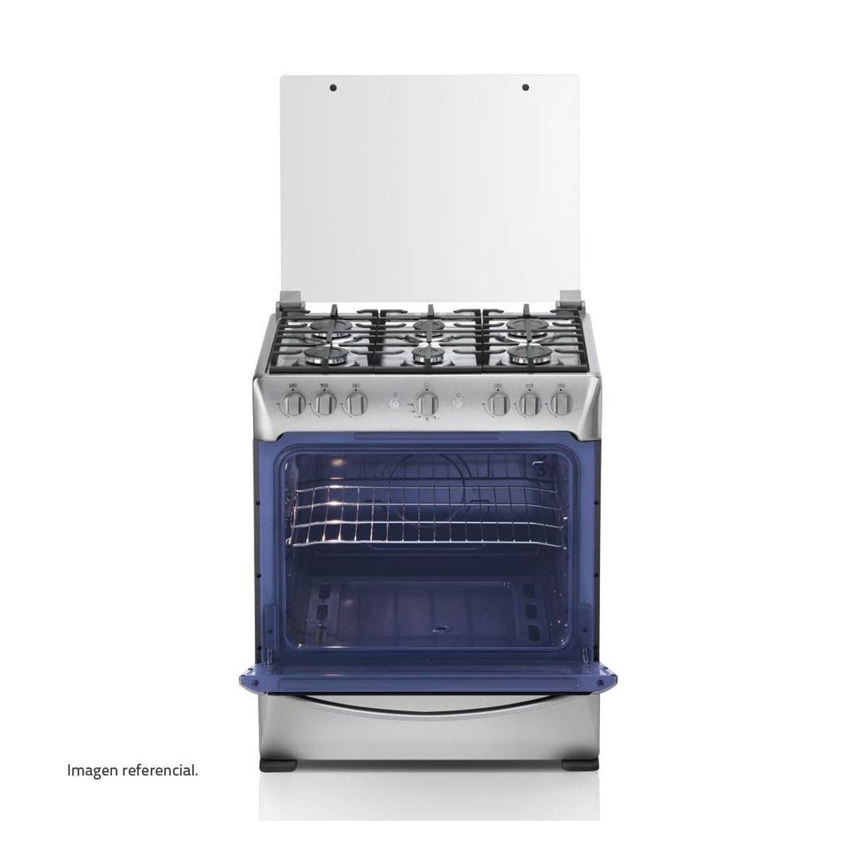 INDURAMA - Cocina Indurama Parma Zafiro Croma 6 quemadores