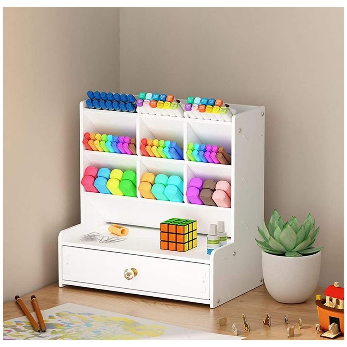 VENTITAS HOME - Organizador de Oficina Leonardo Ventitas Home Blanco