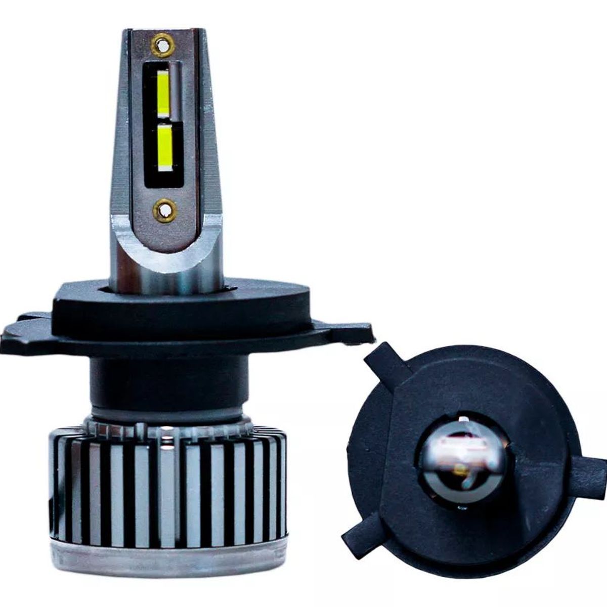 KOBO - Kit de Focos LED R8 Iron Chip CSP H4 Tecnologi­a  Alemana